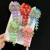 Japansk Kimono Huvudbonad Forntida Stil Handgjord Blomma Hårklämma Tyg Söt Tofs Blomma Hårnål