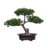 Modern Zen Artificial Tree Sculpture Plastic Designs Low Maintenance Home Ornament For Indoor Space