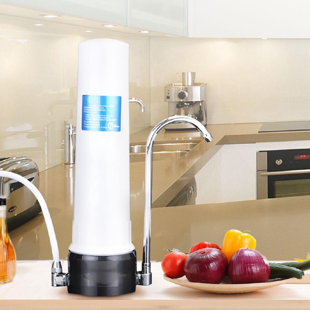 Water Purifier Single Filter Home Kitchen Faucet Stage Water Purifier Ceramic Combined Carbon Water Treatment