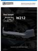 Paraurti Posteriore Compatibile per Mercedes-Benz Classe E W212 (E200, E260, E300, E400) - Codice Articolo 2128853538