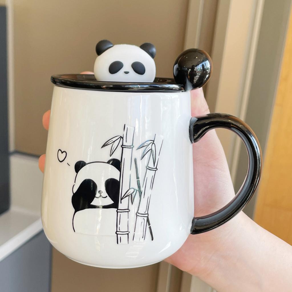 Cutie Cadou Cană Stil Nou Cană Panda pentru Femei Suvenir Cană Ceramică pentru Apă Cană de Cafea