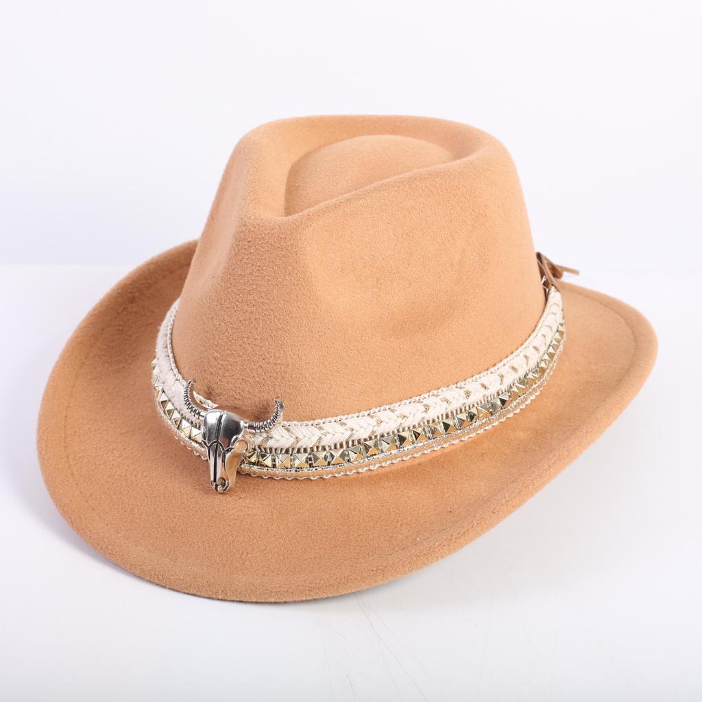 Popular children's fashion cute western cowboy hat, small rancher outdoor children's jazz hat