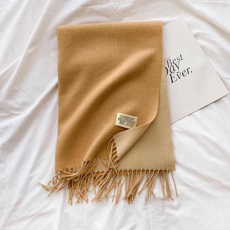 Autumn/Winter Double-Sided Faux Cashmere Scarf
