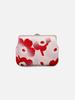 Marimekko Mini Unikko Haivahdys Puolikas Kukkaro Clasp Pouch, Women's, 52152259473821, Light Pink and Red