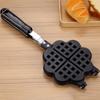 Double Side Waffle Baking Pan Non-stick Waffle Maker Heart Shaped Waffle Mold  Breakfast