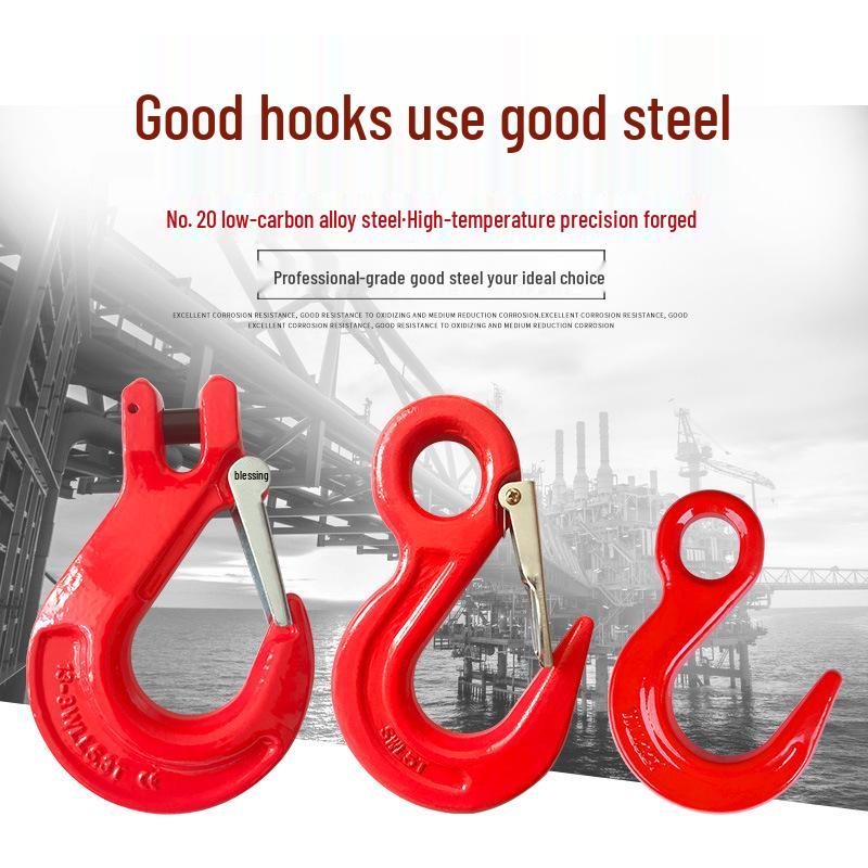 Universal Swivel Clevis Hook for Hoist Crane Rigging and Lifting