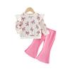 Kids Casual Long-Sleeve Set, Comfortable Daily Wear Outfits