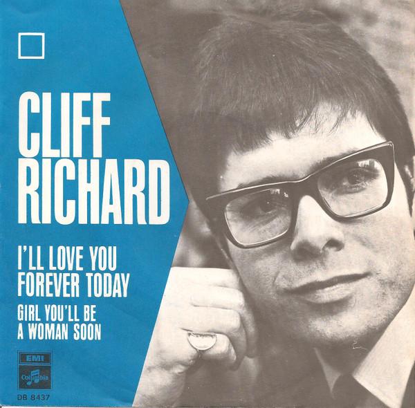 

7inch Record CLIFF RICHARD Ill Love You Forever Today DB8437 Columbia 1968 Netherland Pop Used