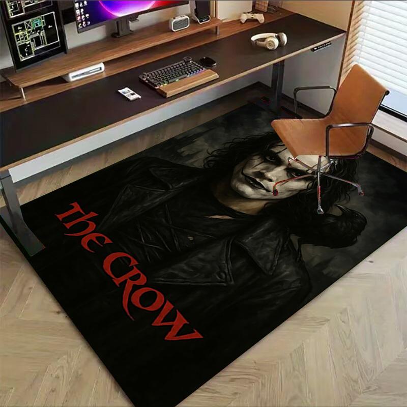 1pc The Crow Carpet, Office Rug Outdoor Mat Home Decor Area Carpet Festival