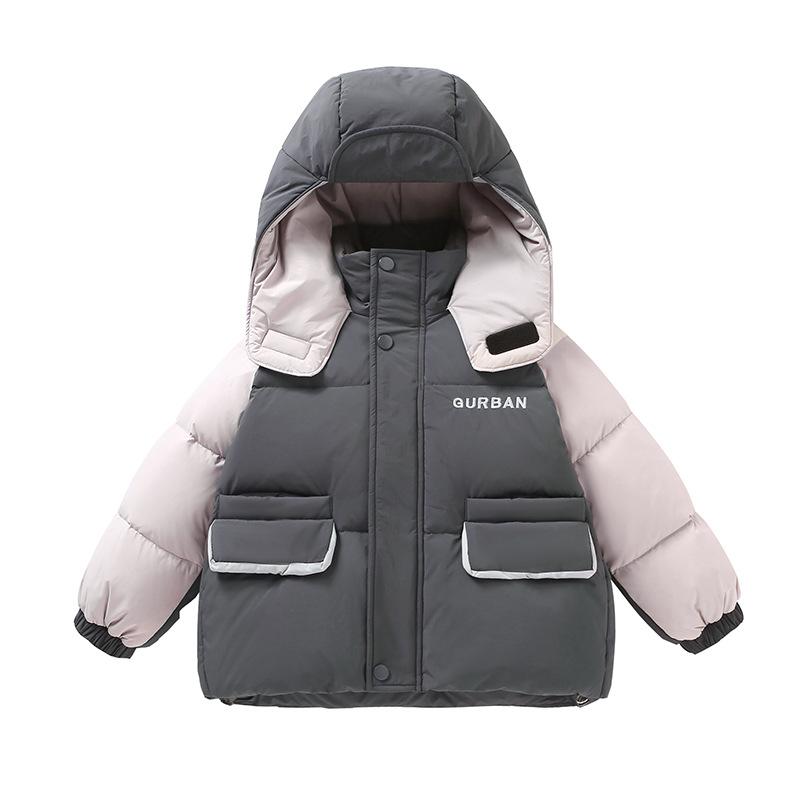 Children's Down Jacket Mid-length Stylish Boys and Girls Winter Thick Warm Children's Clothing Coat