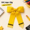 Back To School Crayon Hair Bows for Girls Glitter Pencil Style Alligator Clips Cute School Uniform Hair Accessories Student Gift