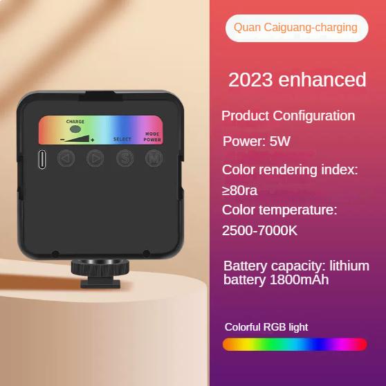 Mini Professional Portable Fill Light, RGB Full Color, Available In Many Occasions