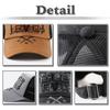 Mesh English CA747 [White Fang] Cap, Letters, Logo, Hat, Running, Outdoor, Men's, Women's, (White)