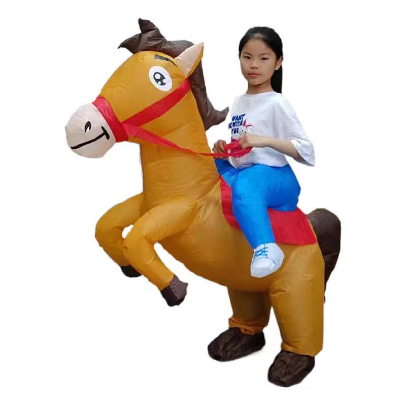 Halloween & Christmas Inflatable Evil Clown Costume - Quirky and Funny Doll Prop Suit