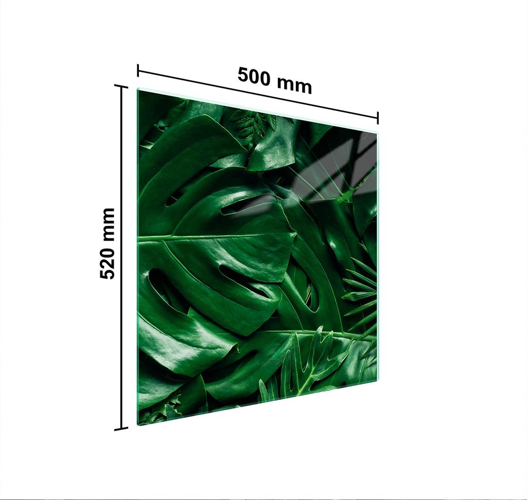 SZKLANA PŁYTA OCHRONNA NA KUCHENKĘ 50x52 MONSTERA