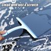 Car Glass Cleaning Wipers T-type Silicone Scraper Universal Automotive Film Application Tool Anti-slip Handle Scraper Snow Wiper