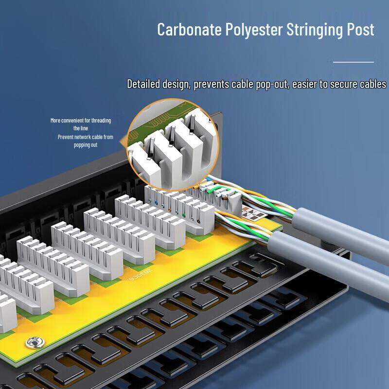 Shengwei NDF-648G Cat6 48-Port Network Patch Panel