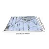 Outdoor Double Sided Aluminum Foil Pad Portable for Beach Tent Camping