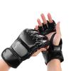 Boxerské rukavice s polovičními prsty Pro boxovací pytel Otevřené dlaně Pro boj Kickbox Sparringové rukavice pro muže ženy Boxerský trénink