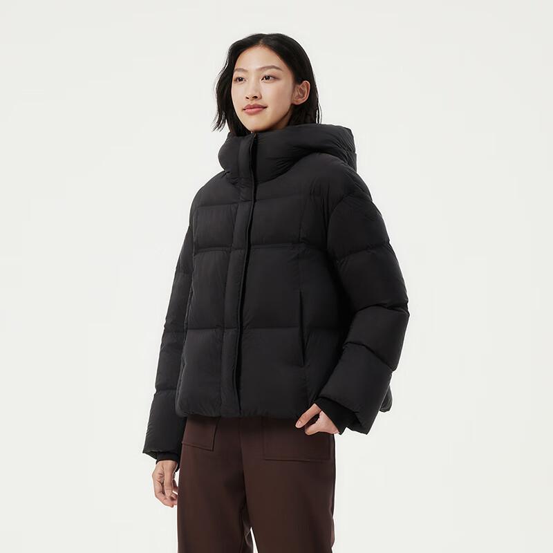 Tanboer Women's Short Hooded Puffer Down Jacket TBF530360Z