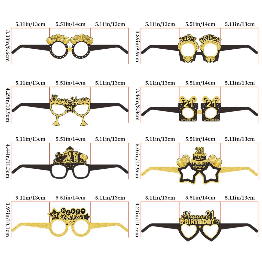 18-80 Narozeninová párty dekorace brýle, Narozeninová párty převleky foto rekvizity Vlastní