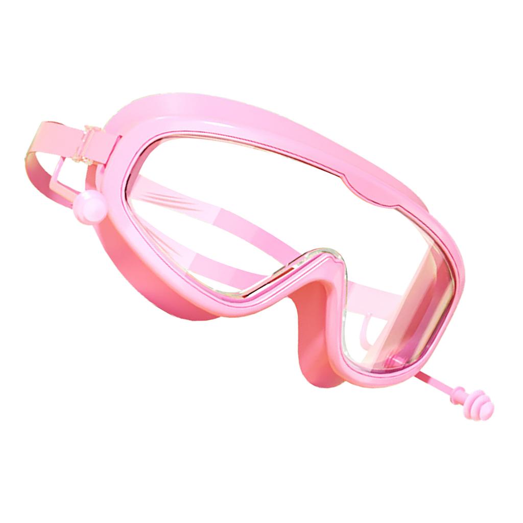 Kids Swim Goggles Large Frame Waterproof Cute Professional Swimming Glasses for Boys Girls Children