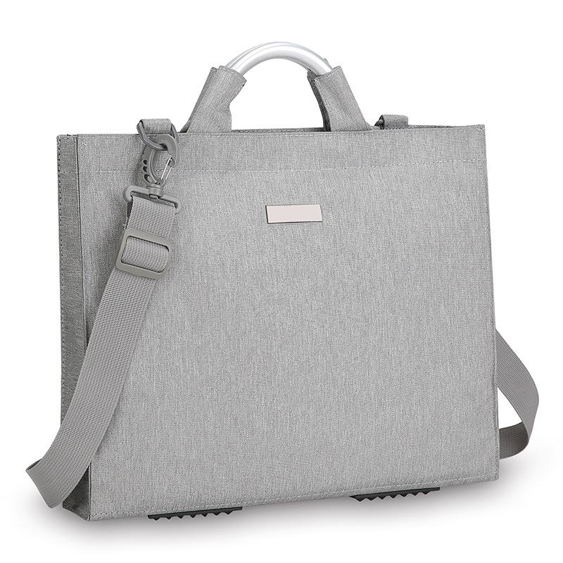 

TS JYL laptop bag,Men s Business Handbag Short Trip Briefcase Canvas Laptop Bag For College Students One size fits all сірий