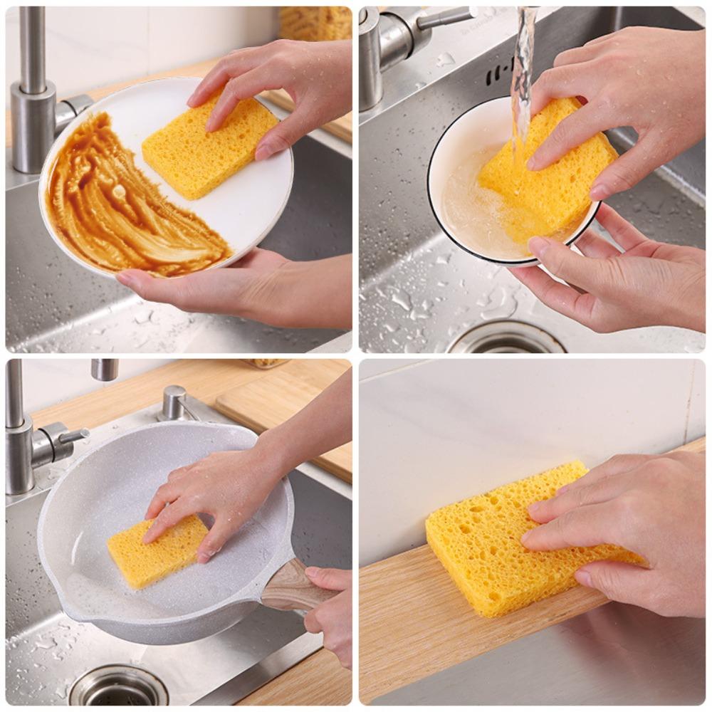 59cm Wood Pulp Cotton Kitchen Sink Sponge Pad Long Strip Absorbent Cuttable Dishwasher Countertop Water Stopper Wipe Sponge