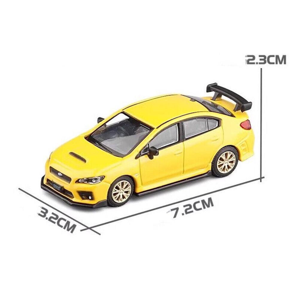 Kolekce modelů aut Subaru Impreza WRX STI v měřítku 1/64, dárek, odlévané vozidlo