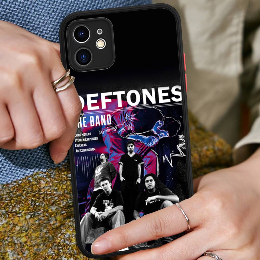 Alternative Metal Band Deftones Phone Case For IPhone 11 12 13 14 15 16 Pro Plus X XS MAX Matte Bumper Shockproof Cover