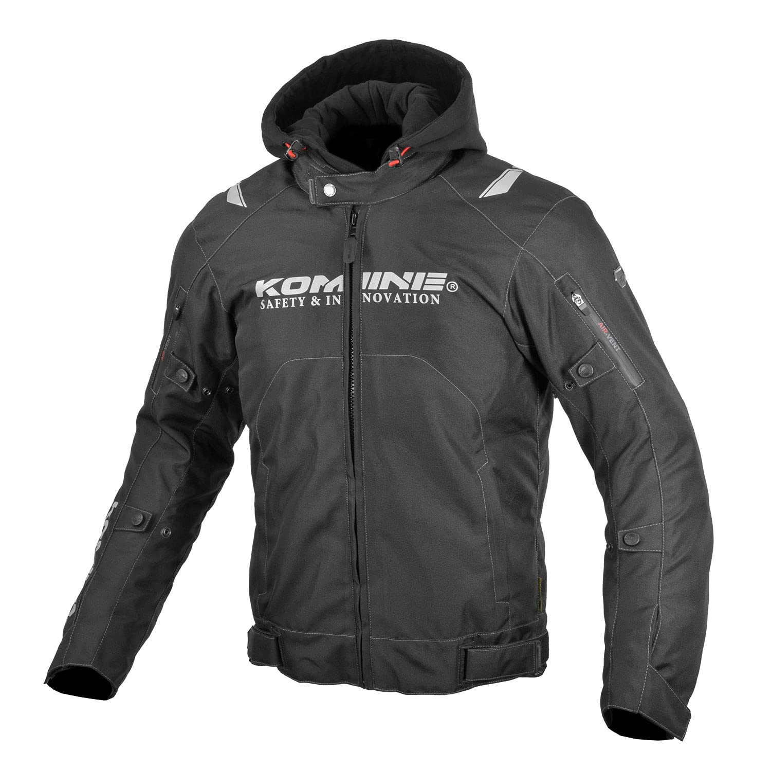 

Komine Motorcycle Jacket Protect Winter Jacket Solid Black 2XL JK-5961