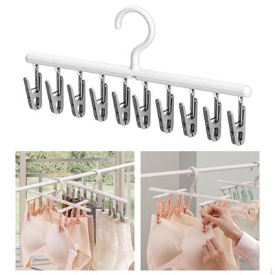 Clothes Drying Rack with Clips for Socks And Underwear Hanger