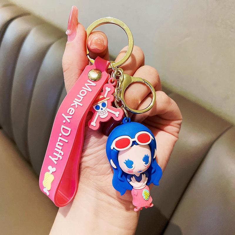 

Уникальный брелок Луффи из One Piece, мягкий резиновый кулон для сумки, идеально подходит для подарков и коллекционирования Robin