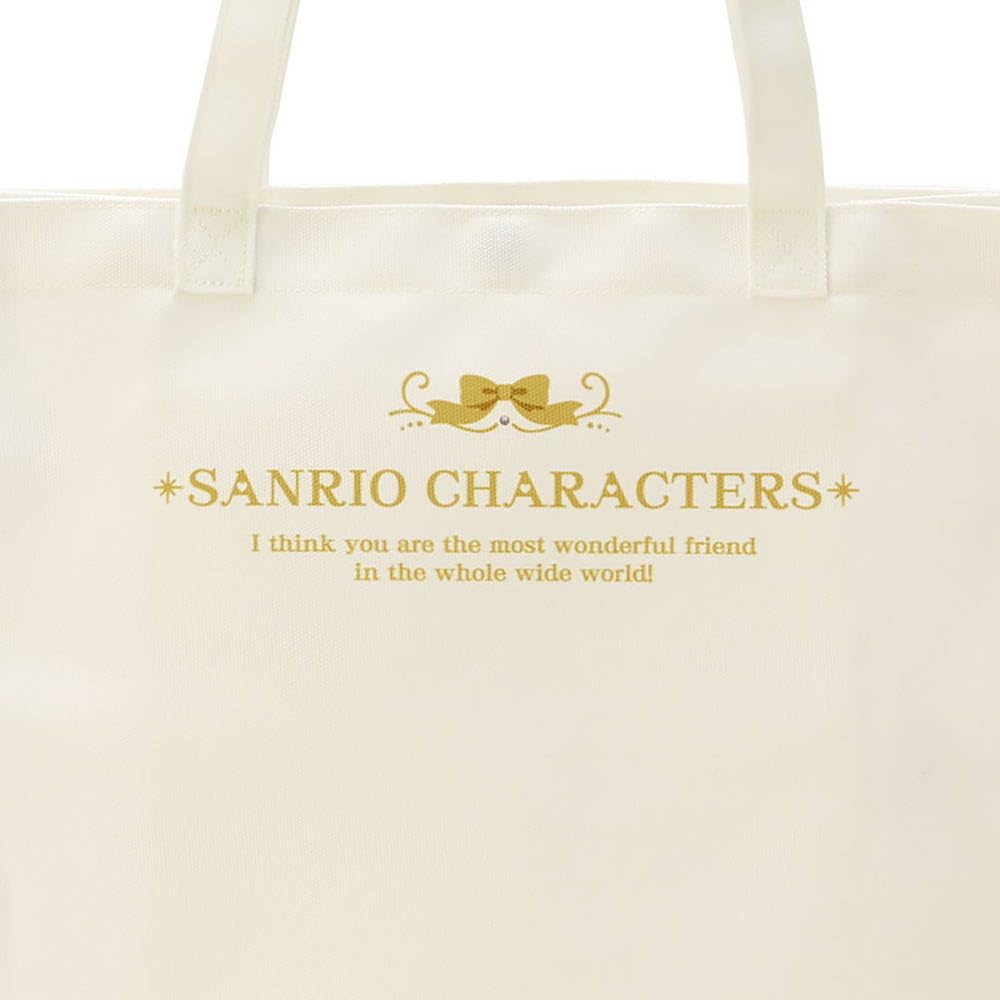 Sanrio Tote Bag Ať se vám to líbí Dokonce Sanrio Postavy Šířka 38 x Hloubka 14 x Výška 38 cm bez rukojeti 61 cm A4 velikost 664413 (Budu Více) Cca.