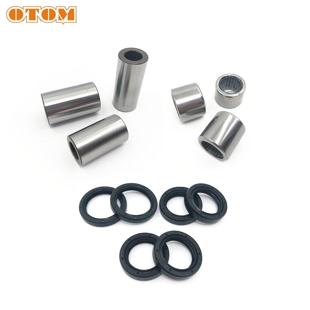 Motorcycle Rear Shock Suspension Linkage ARM Triangle Lever Lowering Link Bearing Oil Seal Bushing Set For HONDA CRF230F CRF230L