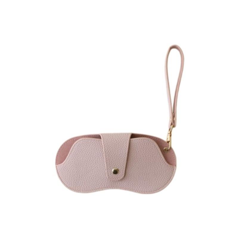 Leather Glasses Bag Portable Hangable Magnetic Eyewear Pouch Holder Soft  Sunglasses Pouch Slim Fashion Glasses Case Holder