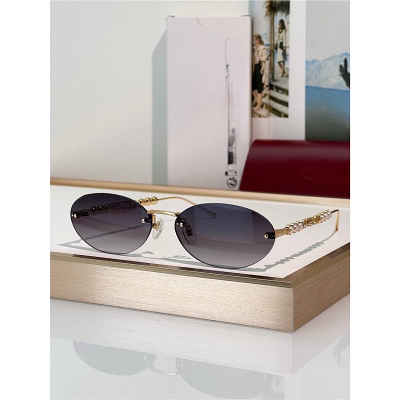 Damskie metalowe owalne okulary przeciwsłoneczne GG1922SA – Stylowa ochrona UV
