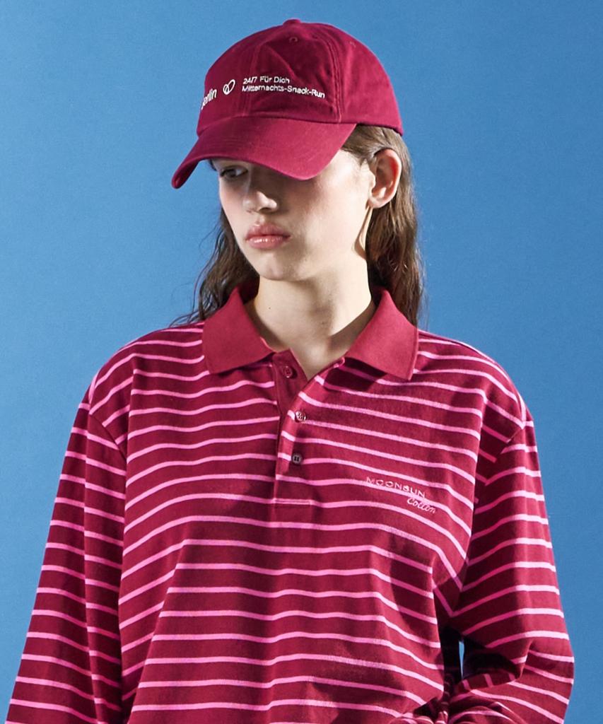 MOONSUN M.C Berlin 247 Ball Cap / Burgundy