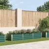 vidaXL Garden Raised Bed Galvanized Steel 240x80x45 Cm Green