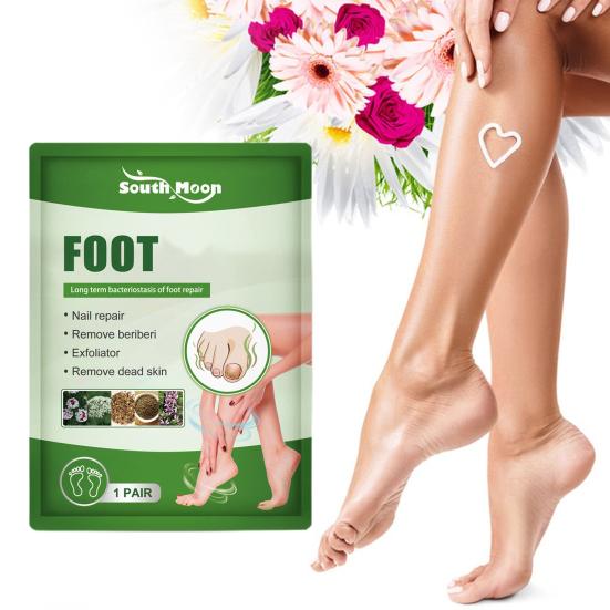 

1 пара полезных отшелушивающих масок для умеренного восстановления ногтей, омолаживающей защитной пленки для ног унисекс