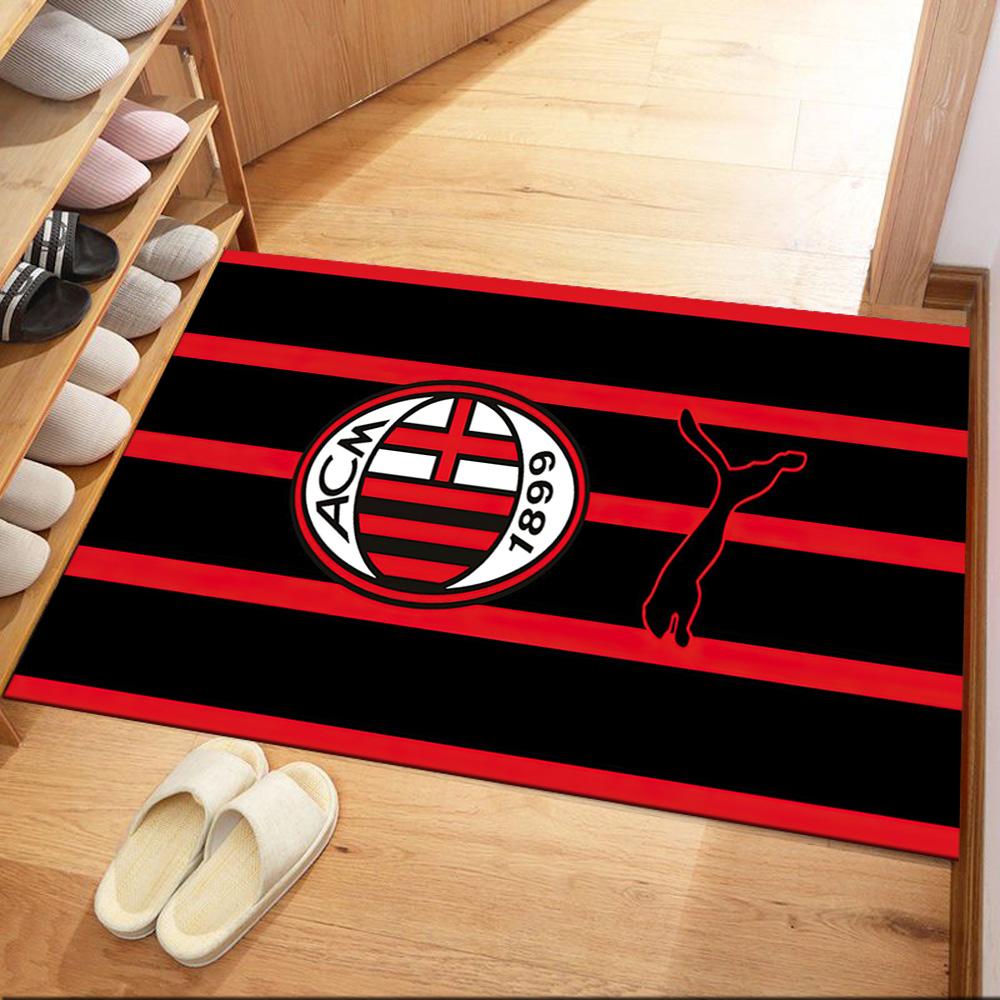 Tappeto Ac Milan Tappeto per Ufficio Adatto per Sala Giochi Studio Soggiorni Balcone Tappeto Antiscivolo Decora Uffici Migliore per Natale