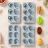 Food Grade Silicone Walnut Shaped Baking Mold Nonstick Easy Release For Chocolate Candy Dessert Making