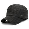 Hat Men's Winter Fleece Ear Protector Warm Cap Dad Grandpa Outdoor Cold Baseball Cotton Hat