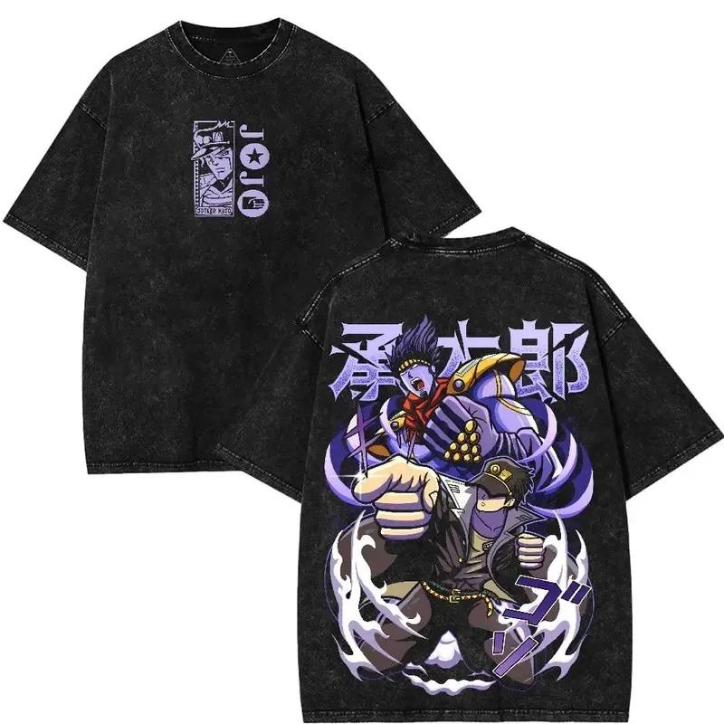 

Футболка Johnny Joestar JoJo s Bizarre Adventure Для чоловічого одягу Прана бавовна Повсякденна футболка З коротким рукавом Вільні футболки Топи XXL зелений