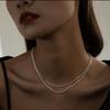 Super Fairy Sparkling Clavicle Chain Women's Simple Nude Necklace