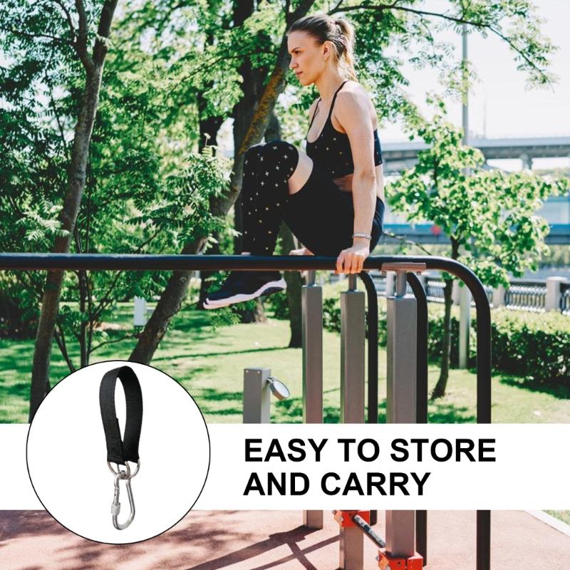 Baumschaukelgurt mit Sicherheitskarabinern zum Einhängen, Einfache Installation