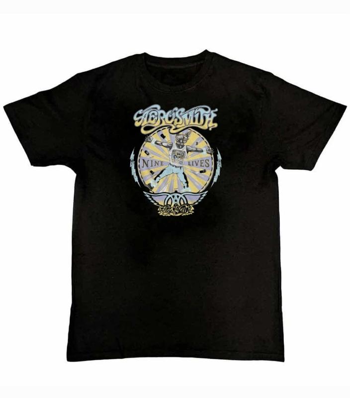 

Aerosmith Nine Lives Recolor Music Graphic Unisex T-Shirt XXXL