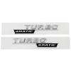 Hot 2025 3D ABS Car Fender Badge For Mercedes BENZ CLA45 GLA45 X156 A45 C117 X247 GLE53 Turbo AMG 4MATIC Emblem Logo Sticker Acc