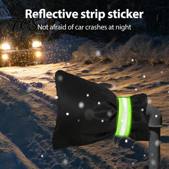 Reusable Faucet Cover Outdoor for Winter, Waterproof Freeze-Proof Hose Bib Cover, Freeze Protection Oxford Cloth Winterizing Outside Yard Cold Weather