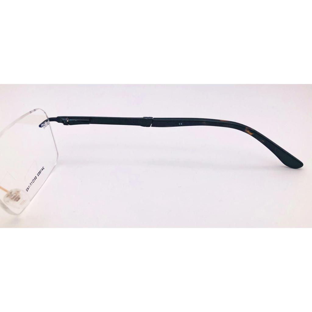 RSINC Unisex Rimless Metal Frame Fashion Tom Gold Black 55-17-142 IB-12 B0DK5LGZGS